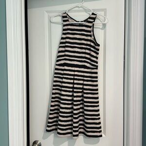 Black and White Striped Dress